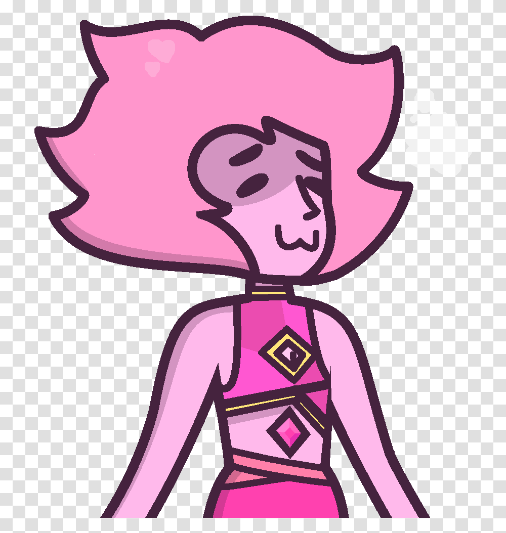 Pink Diamond Uwu Diamond, Art, Face, Graphics, Flower Transparent Png