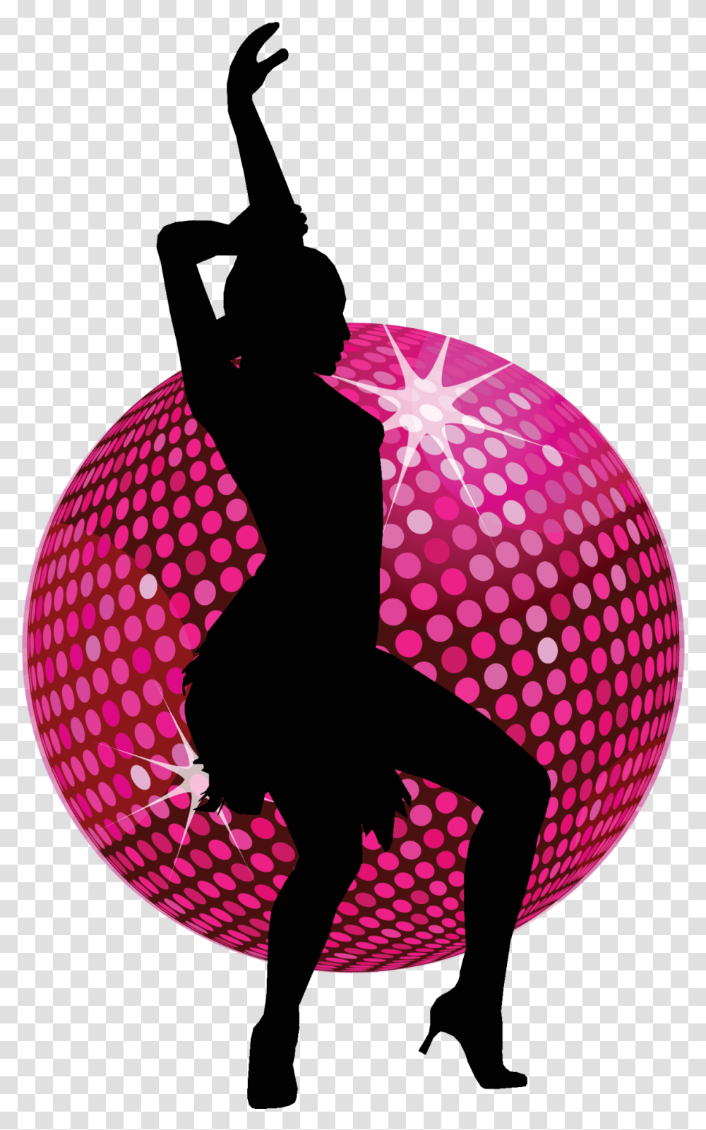 Pink Disco Ball Image With No Pink Disco Ball, Sphere, Leisure Activities, Person, Human Transparent Png