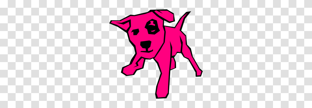 Pink Dog Clip Art Transparent Png