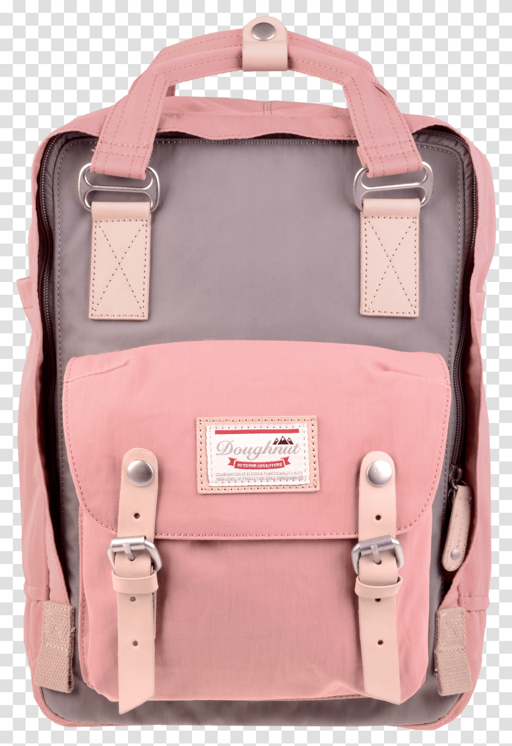 Pink Donut Backpack Donut Macaroon Backpack Lavender And Rose Transparent Png
