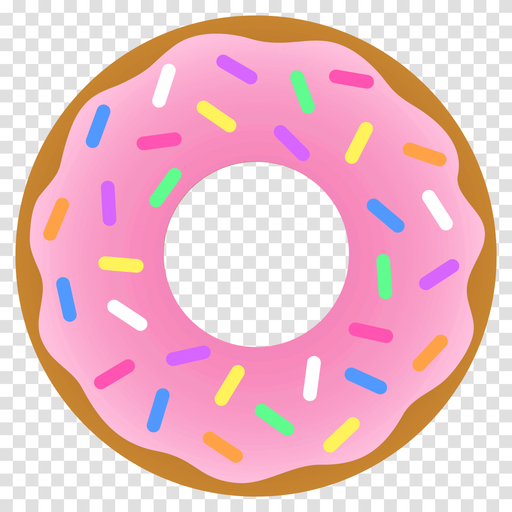 Pink Donut Banner Download Files Donuts, Pastry, Dessert, Food, Sweets Transparent Png