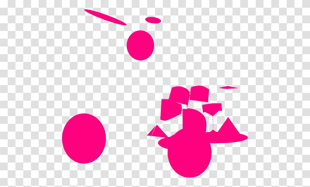 Pink Drum Set Clip Art, Logo, Trademark Transparent Png