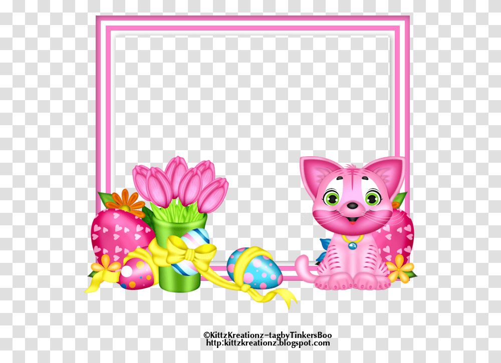 Pink Easter Frame Cluster Download, Purple, Toy Transparent Png