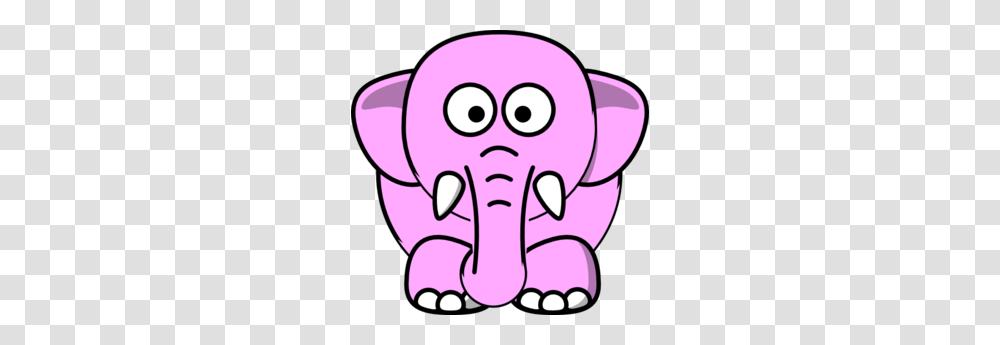 Pink Elephant Clip Art, Mammal, Animal, Wildlife, Sea Life Transparent Png