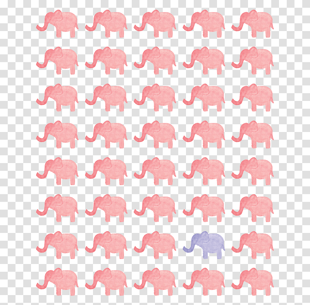 Pink Elephant Elephant, Rug, Cushion, Hand Transparent Png