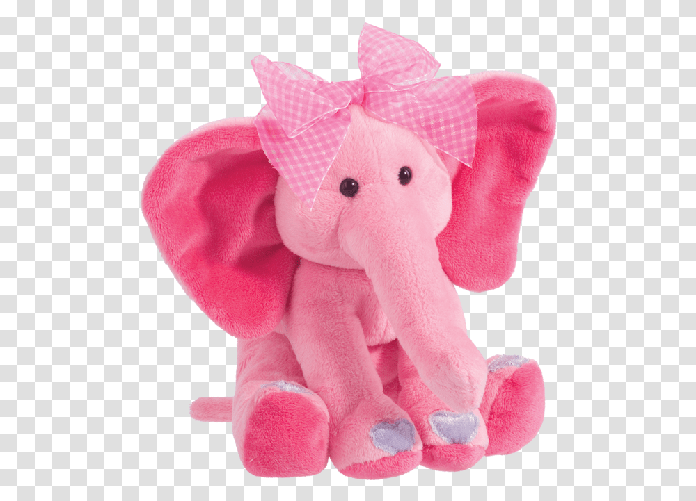 Pink Elephant Soft Toy, Plush Transparent Png