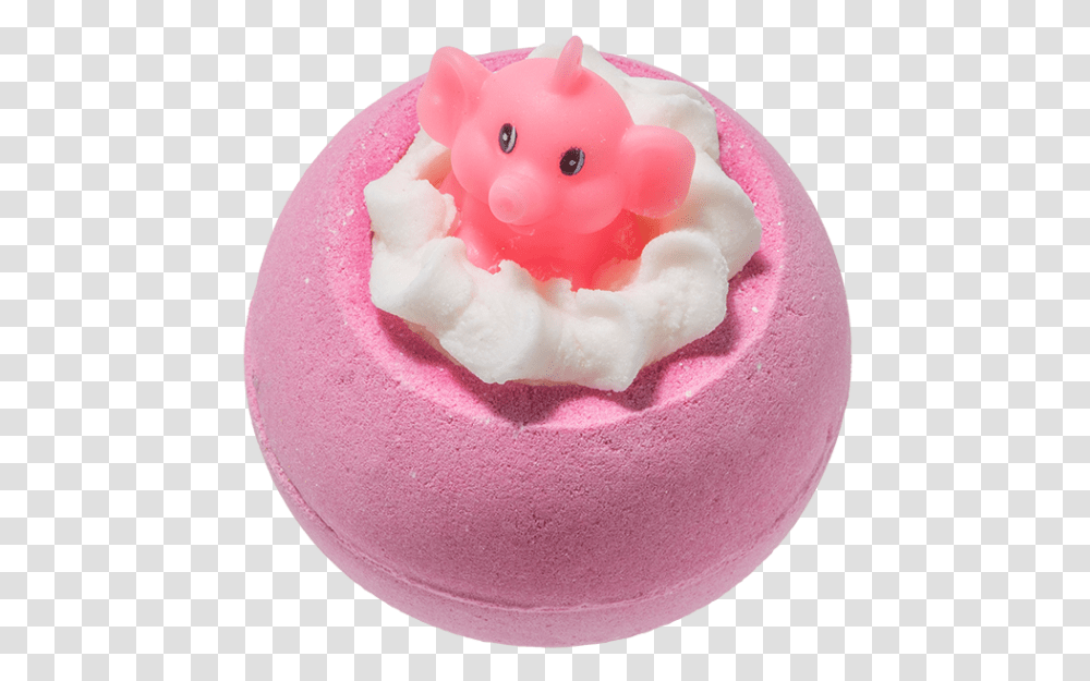 Pink Elephants Amp Lemonade Bath Blaster Bomb Cosmetics, Cupcake, Cream, Dessert, Food Transparent Png