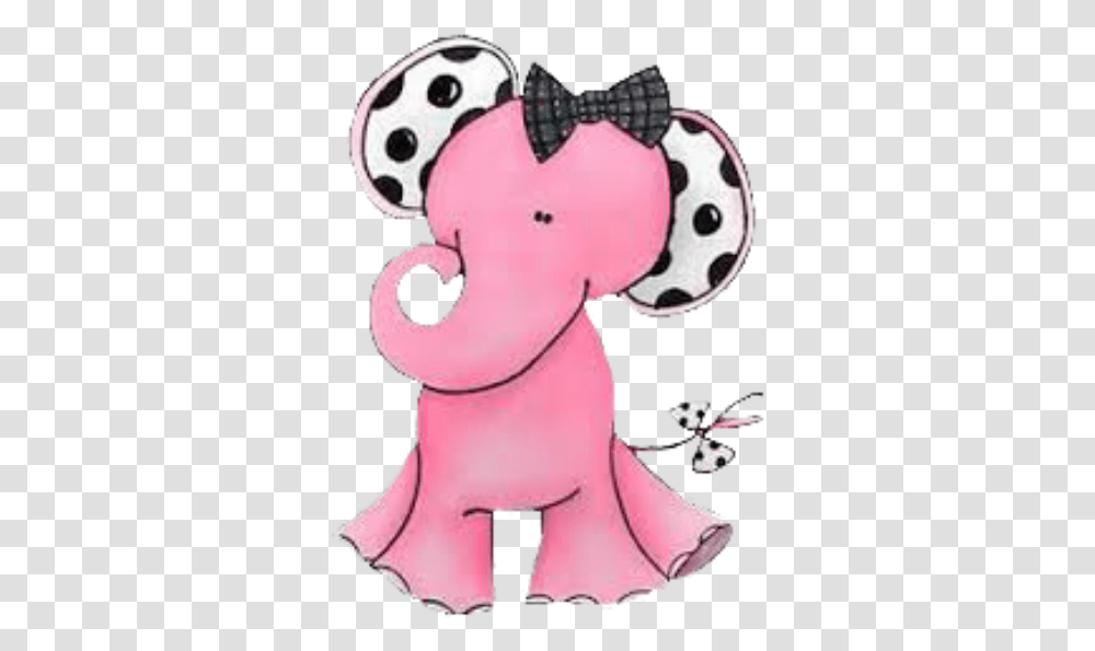 Pink Elephants Baby Cute Heart Scrapbooking Scraps Cartoon, Mammal, Animal, Pet, Snout Transparent Png
