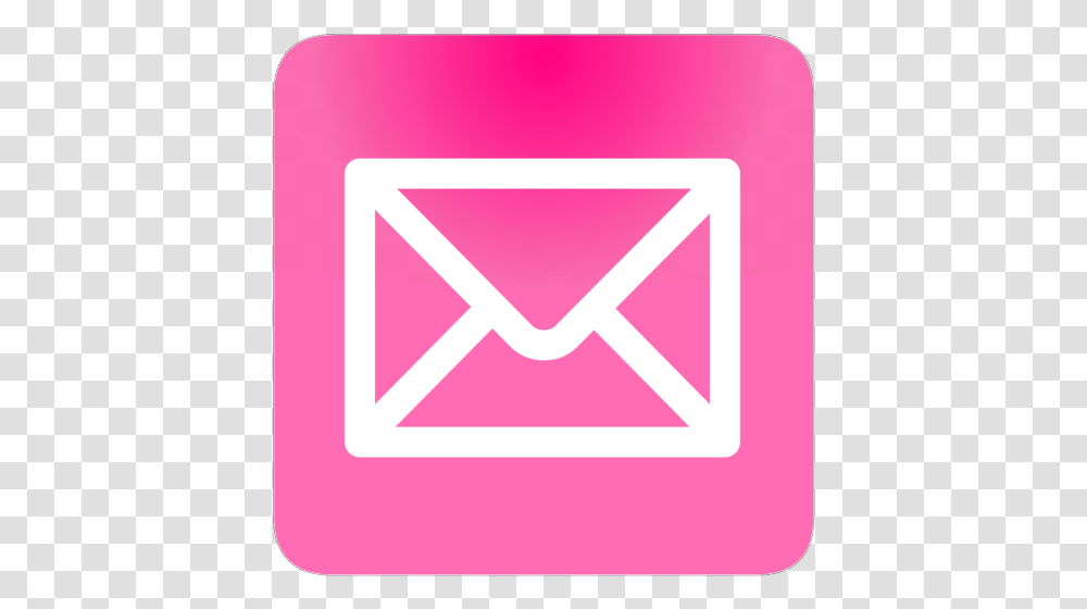Pink Email Button Icons Grey Mail Icon, First Aid, Envelope, Airmail Transparent Png