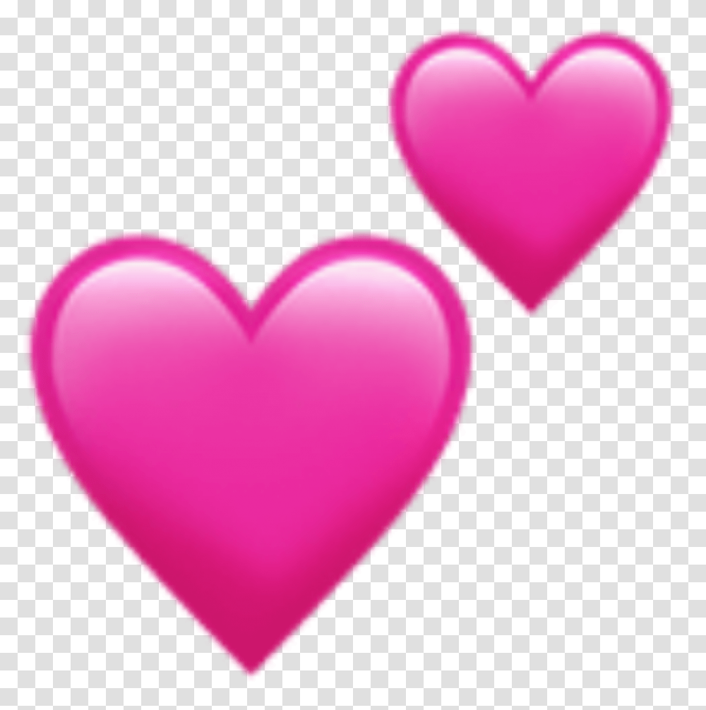 Pink Emoji Heart, Balloon, Cushion, Female Transparent Png