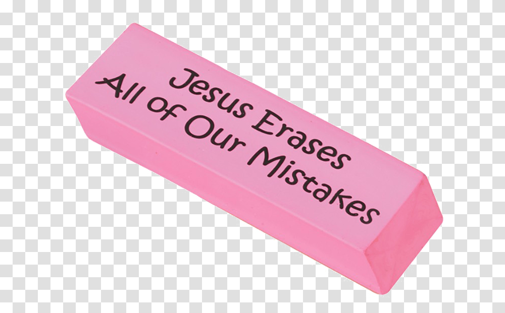 Pink Eraser Eraser That Erases Mistakes, Sash, Rubber Eraser Transparent Png