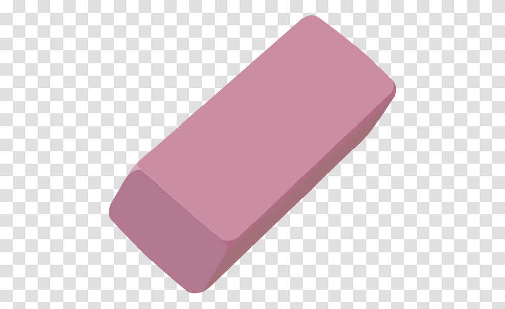 Pink Eraser, Rubber Eraser Transparent Png