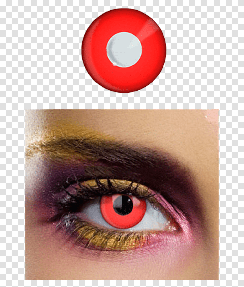 Pink Eye Contact Lenses, Cosmetics, Person, Human, Mascara Transparent Png
