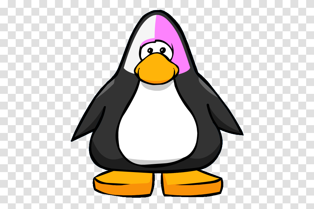Pink Face Paint From A Player Card Club Penguin Face, Bird, Animal Transparent Png