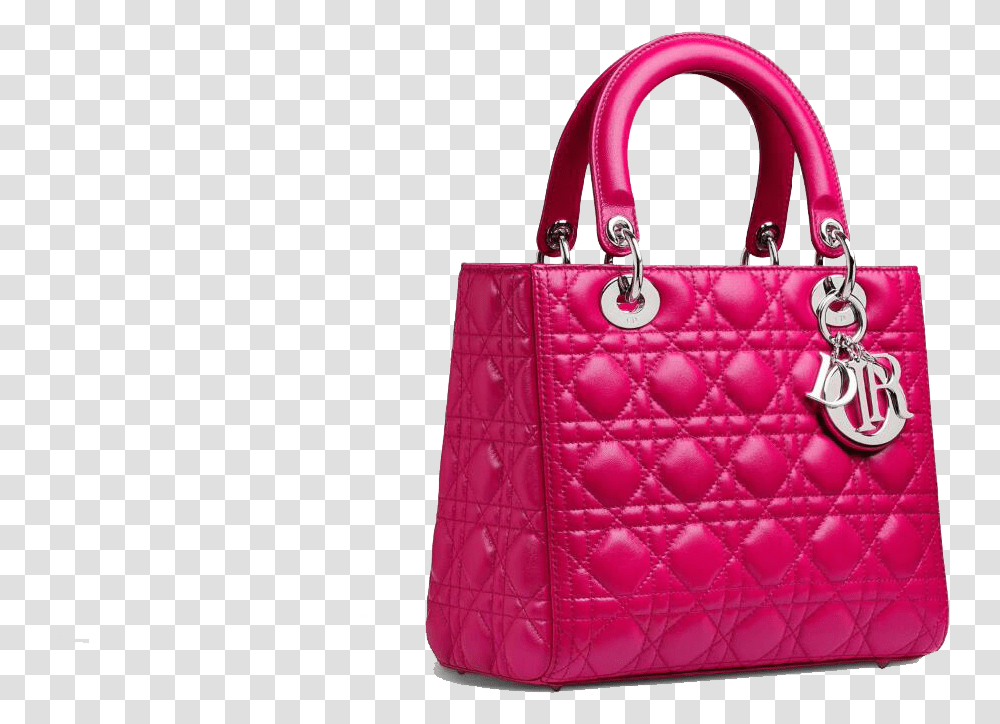 Pink Fashion Christian Bag Dior Handbag Lady Clipart Dior Handbag, Accessories, Accessory, Purse Transparent Png