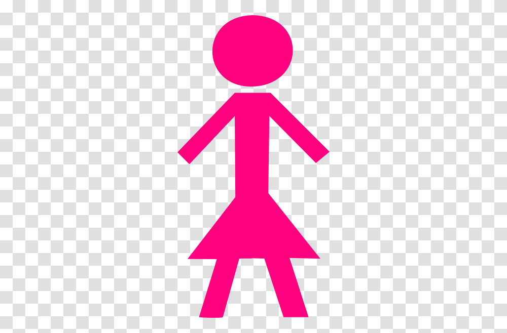 Pink Female Stick Figure Clip Art, Tie, Accessories, Accessory Transparent Png