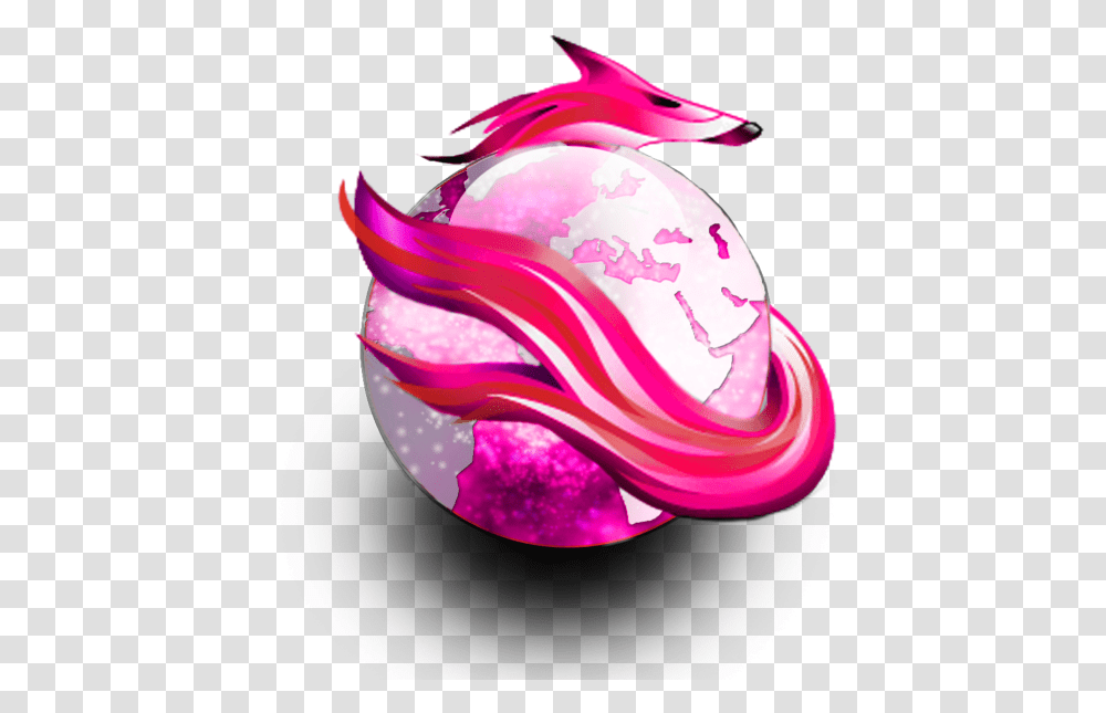 Pink Firefox Icon Firefox Icon Pink, Purple, Floral Design Transparent Png