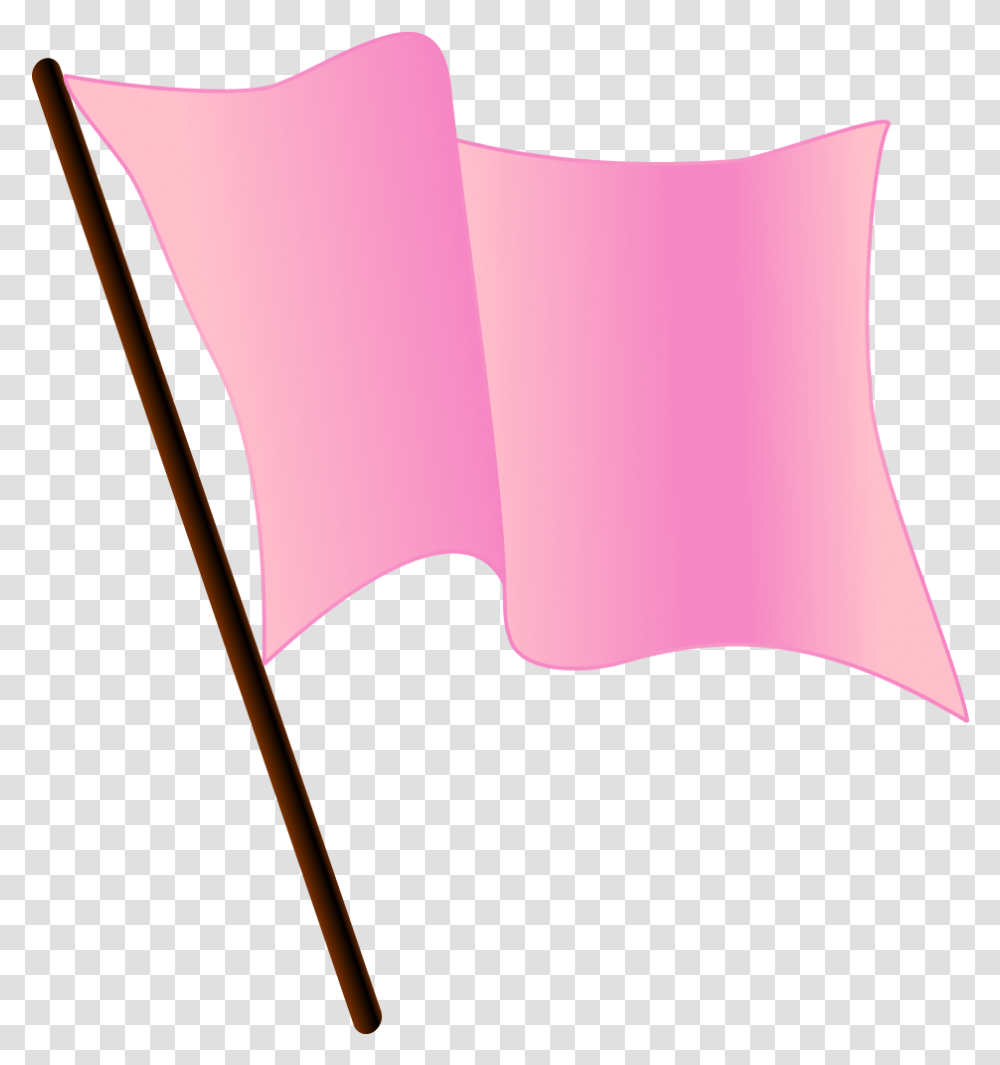Pink Flag, Cushion, Paper, Pillow, Scroll Transparent Png