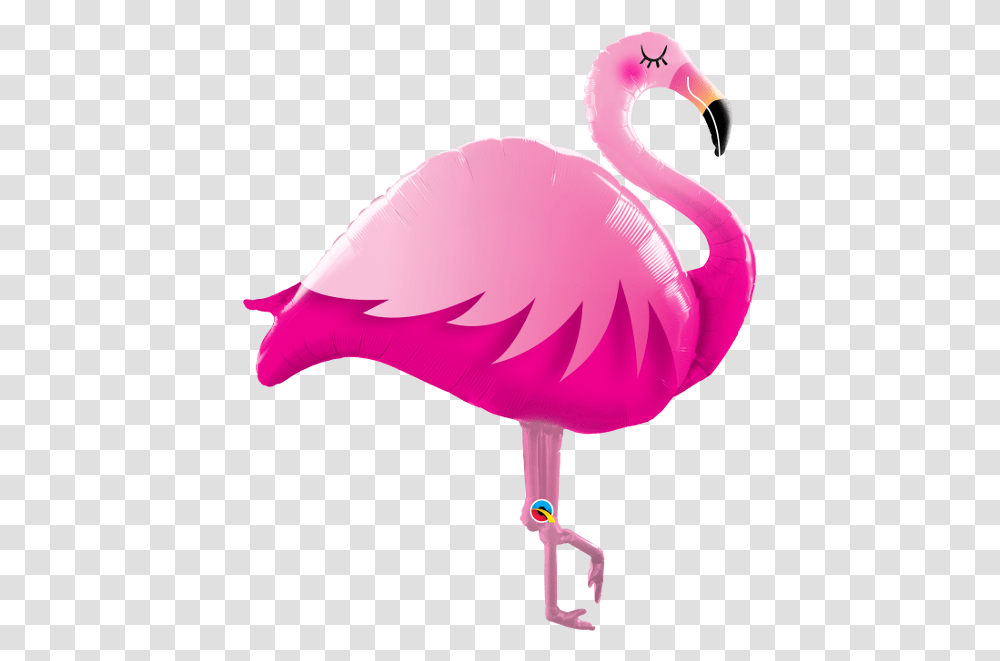Pink Flamingo Balloon Ballon Flamingo, Bird, Animal Transparent Png