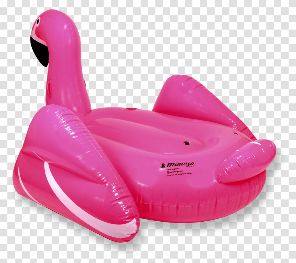 Pink Float Mimosa Inc Flamingo Pool Floatie, Inflatable, Apparel Transparent Png