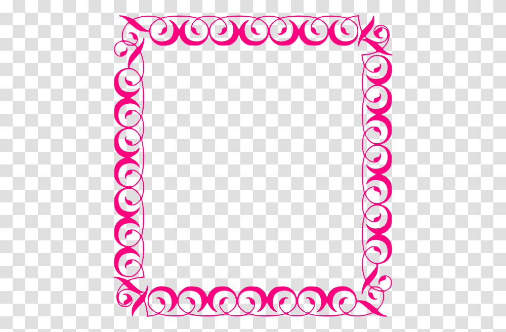 Pink Floral Border Clip Art, Number, Oval Transparent Png