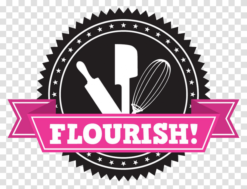 Pink Flourish Sprocket 34 Lc Dimension, Label, Logo Transparent Png