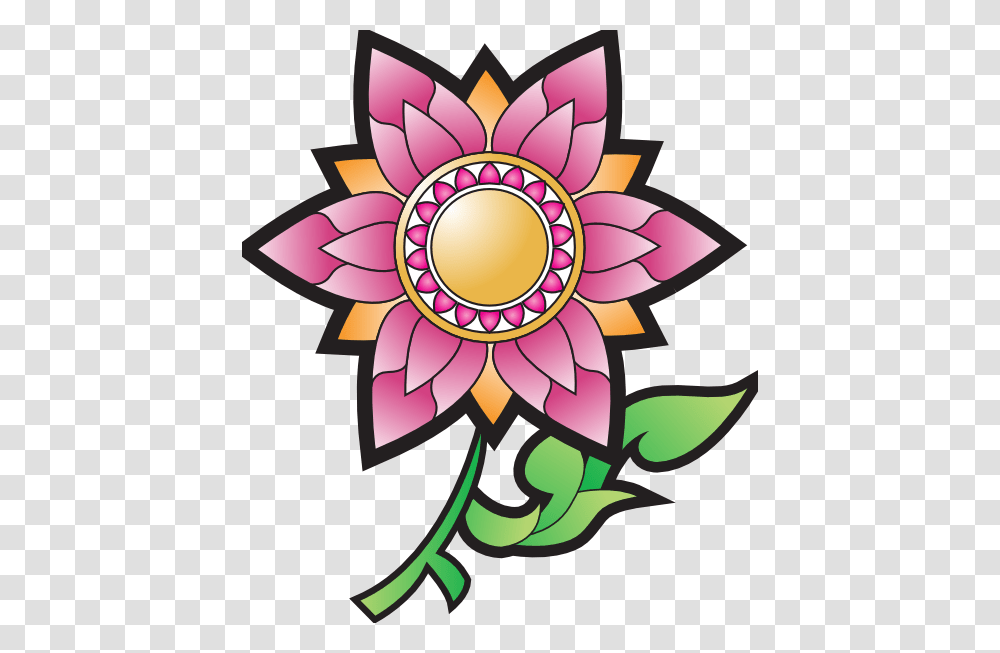 Pink Flower Clip Art Free Celebrity Buzz, Logo, Trademark, Pattern Transparent Png