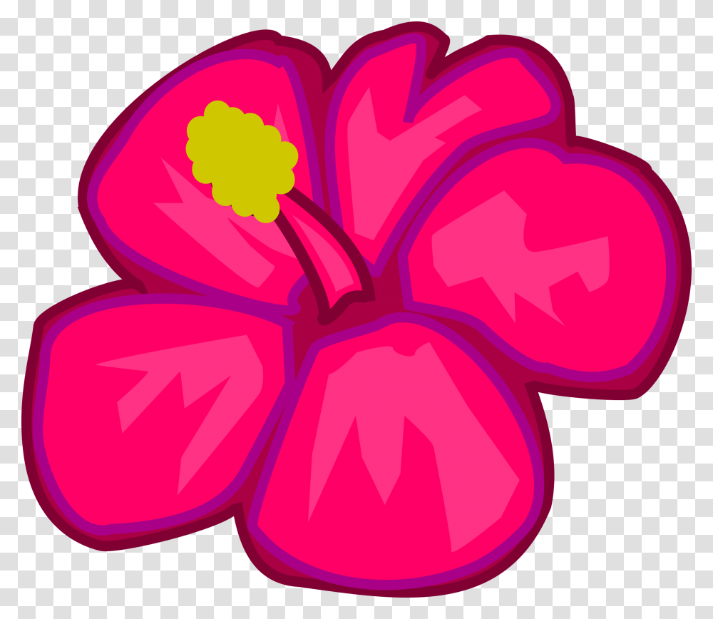 Pink Flower Clipart Flowr, Plant, Petal, Blossom, Hibiscus Transparent Png