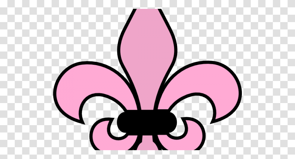 Pink Flower Clipart Girly Flower Fleur De Lis Clip Art, Scissors, Blade, Weapon, Weaponry Transparent Png