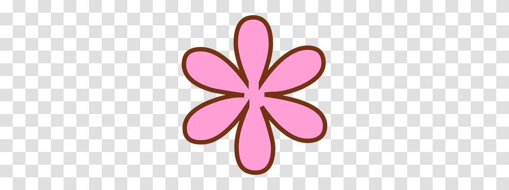 Pink Flower Clipart Hippie, Ornament, Pattern, Purple, Heart Transparent Png