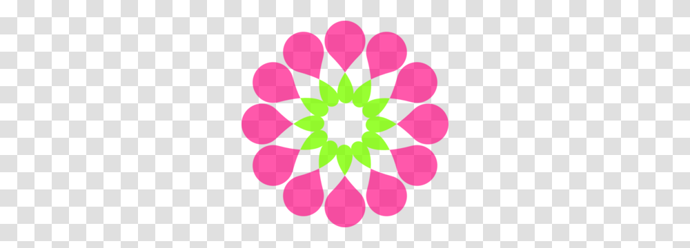Pink Flower Clipart Whimsical Flower, Pattern, Rug, Light Transparent Png