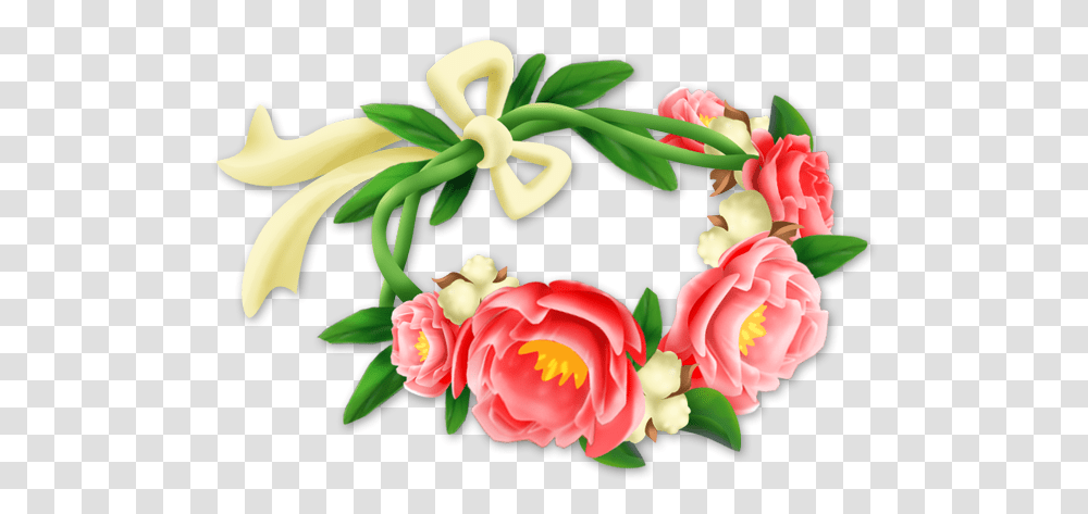 Pink Flower Crown Wreath, Plant, Blossom, Flower Arrangement, Anther Transparent Png