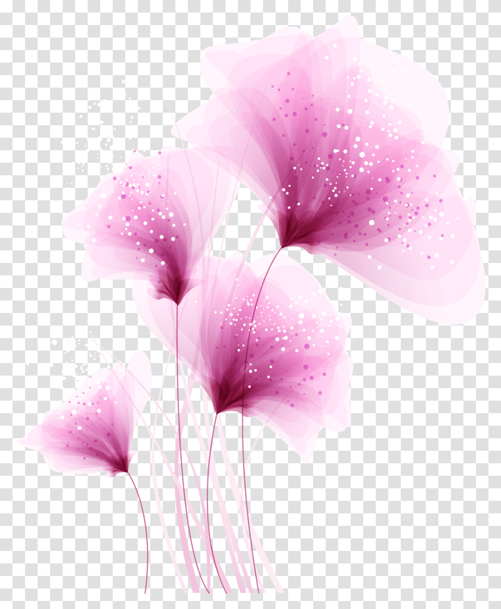 Pink Flower Image Free Download Lily, Plant, Petal, Blossom, Geranium Transparent Png