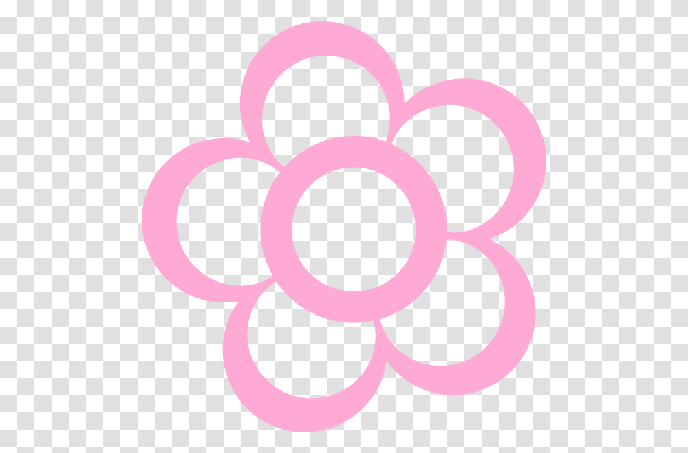 Pink Flower Outline Clip Art Vector Clip Art Clipart Flowers Outline, Text, Alphabet, Symbol, Logo Transparent Png