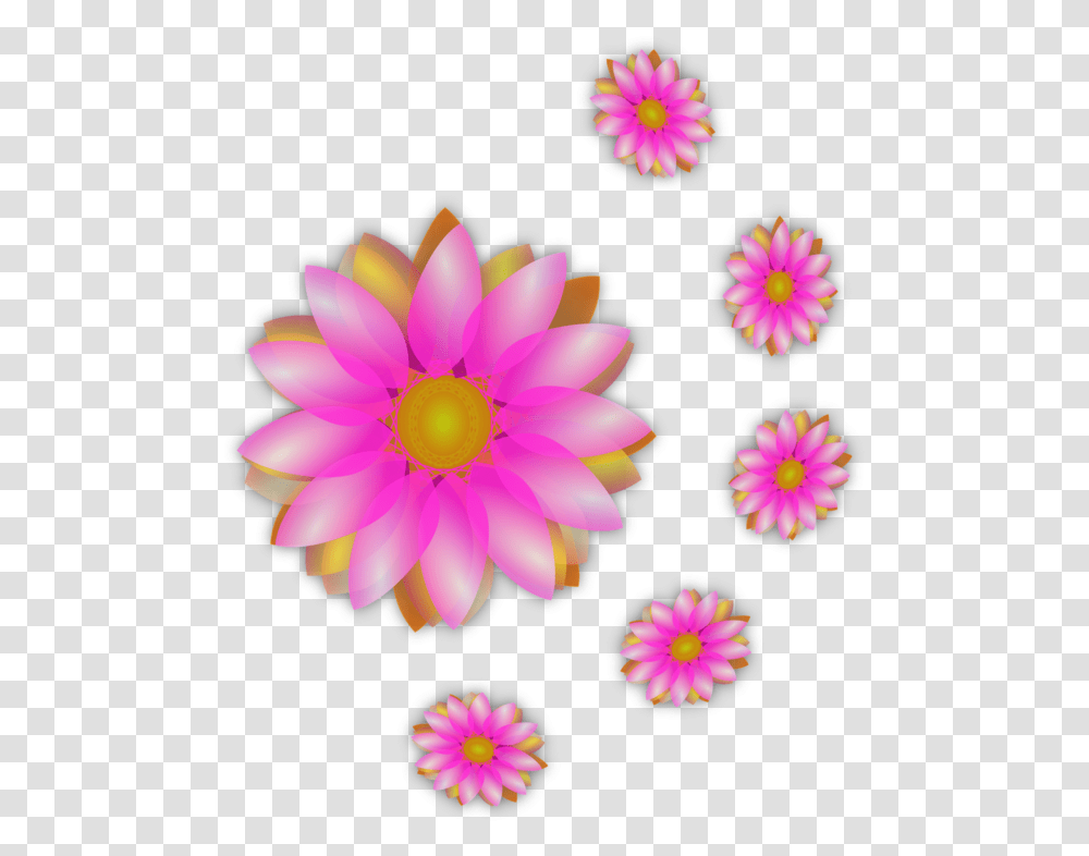 Pink Flower Petal Clipart Clip Art, Dahlia, Plant, Blossom, Pattern Transparent Png