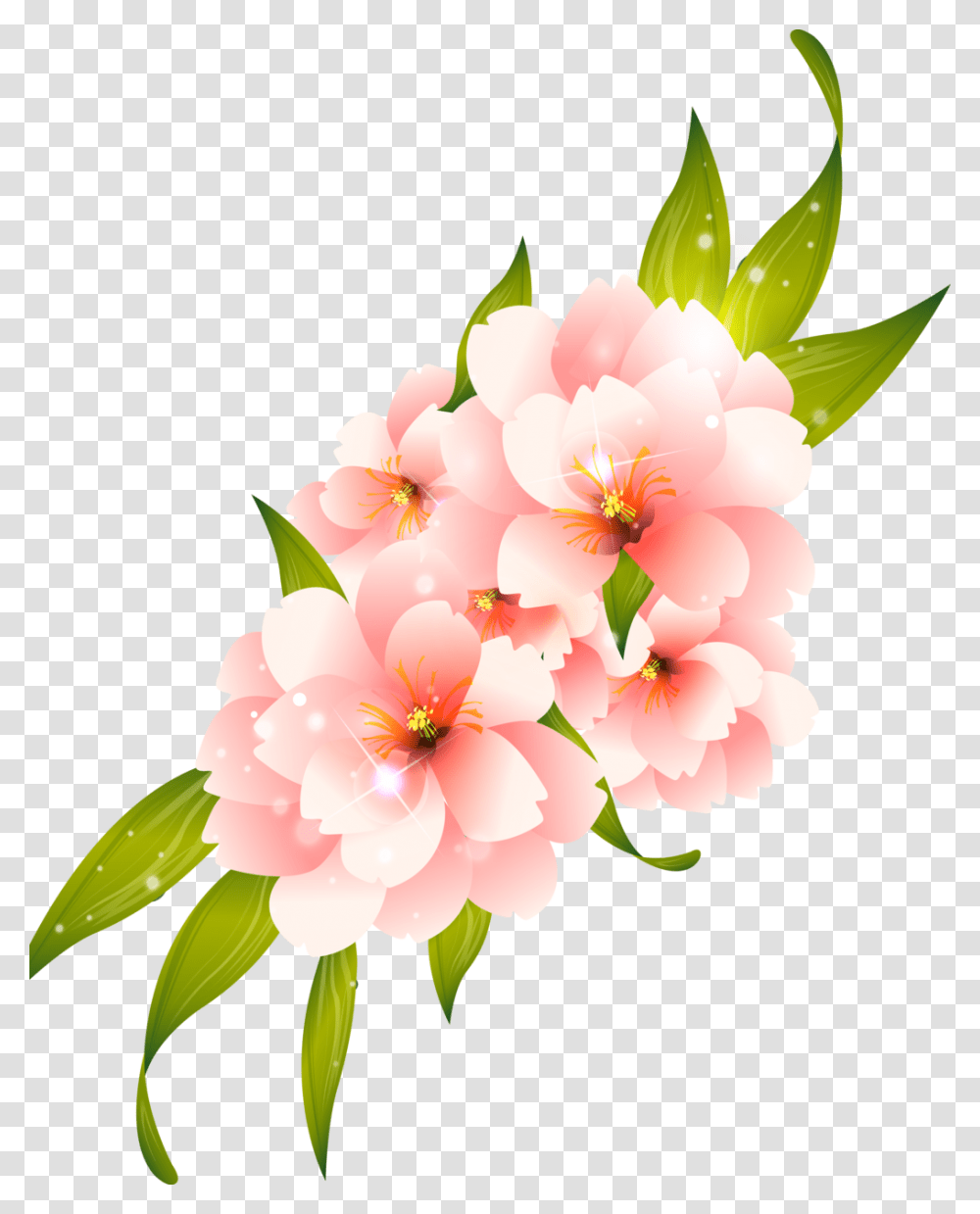 Pink Flower Vector, Plant, Blossom, Dahlia, Peony Transparent Png