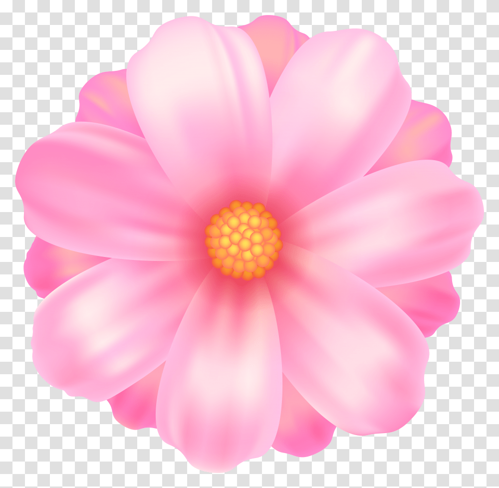 Pink Flowers Floral Design Drawing Clip Art Background Pink Flower Clipart, Dahlia, Plant, Blossom, Petal Transparent Png