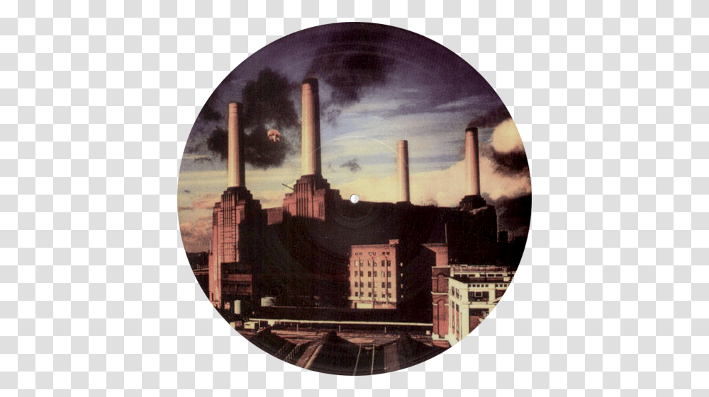 Pink Floyd Animals Pink Floyd, Building, Power Plant, Window Transparent Png