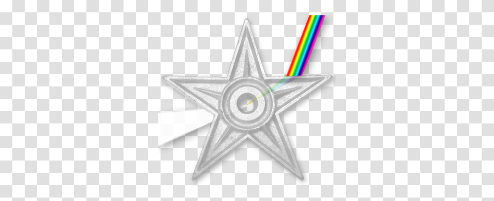 Pink Floyd Barnstar 2 Pink Floyd, Cross, Symbol, Star Symbol Transparent Png