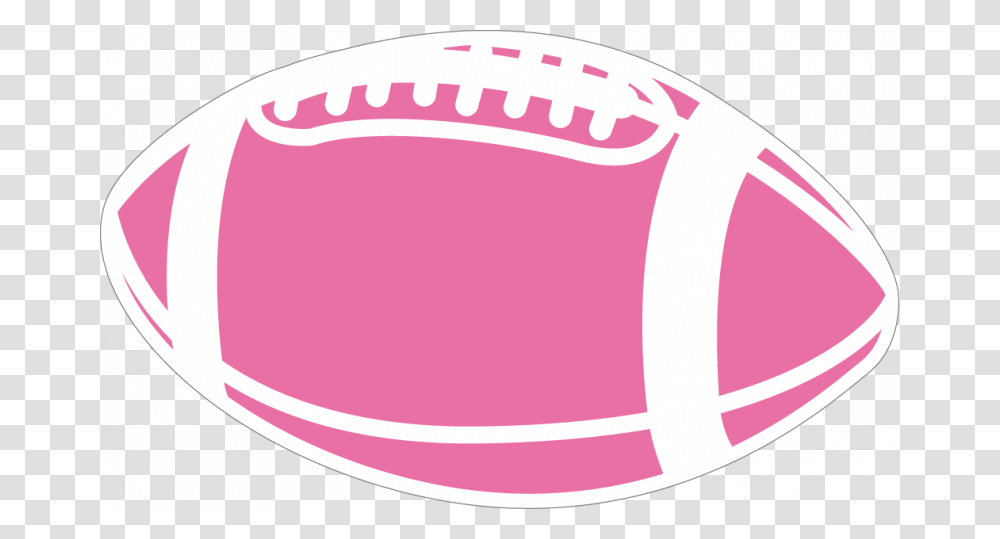 Pink Football Clipart Pink Powder Puff Football, Sport, Sports, Baseball Cap, Hat Transparent Png