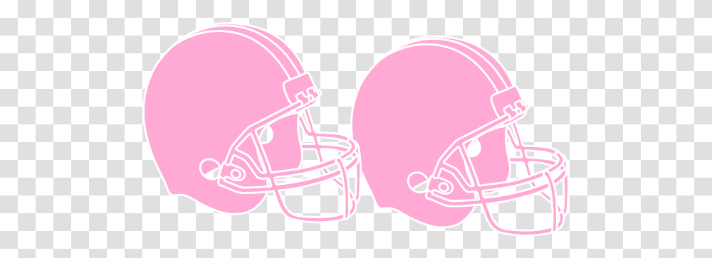 Pink Football Helmet Clip Art Vector Clip Art Powder Puff Football Clipart, Clothing, Apparel, American Football, Team Sport Transparent Png