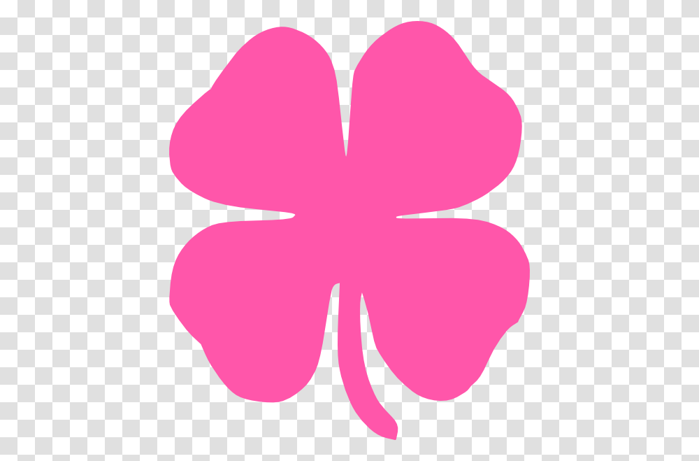 Pink Four Leaf Clover, Plant, Flower, Blossom, Petal Transparent Png