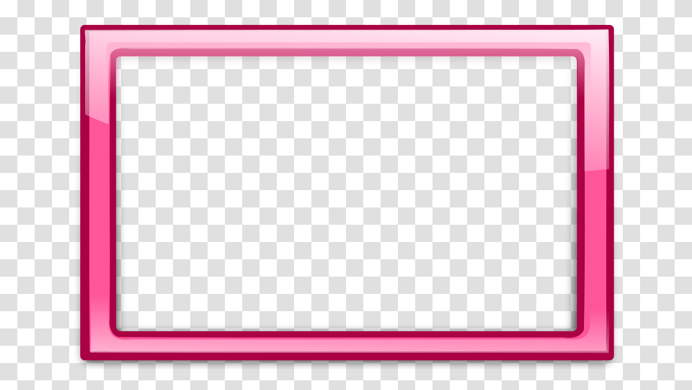 Pink Frame Background Pink Frame Vector, Light, Neon, Screen, Electronics Transparent Png