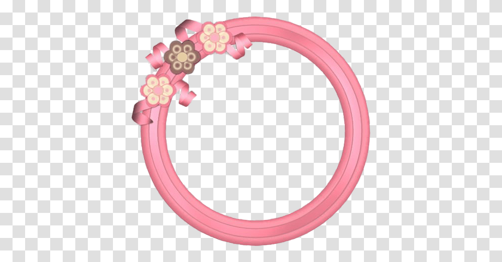 Pink Frame Background Round Pink Frame, Accessories, Accessory, Jewelry, Bracelet Transparent Png