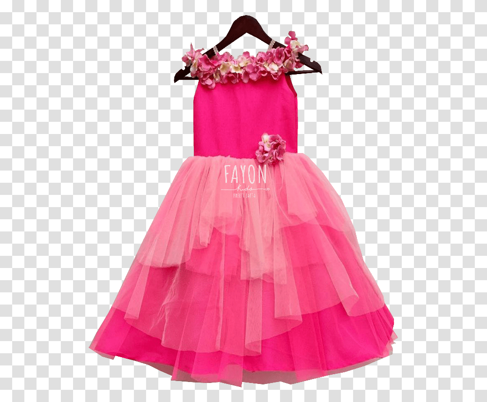 Pink Frock, Dress, Evening Dress, Robe Transparent Png