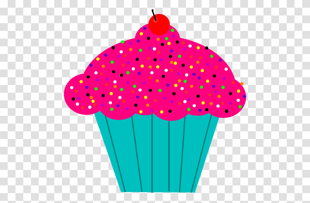 Pink Frosted Cupcake Clip Art, Cream, Dessert, Food, Creme Transparent Png