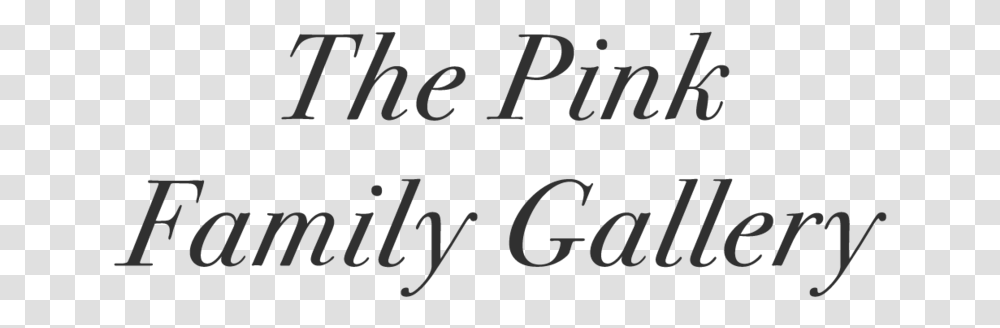 Pink Gallery Title, Alphabet, Number Transparent Png