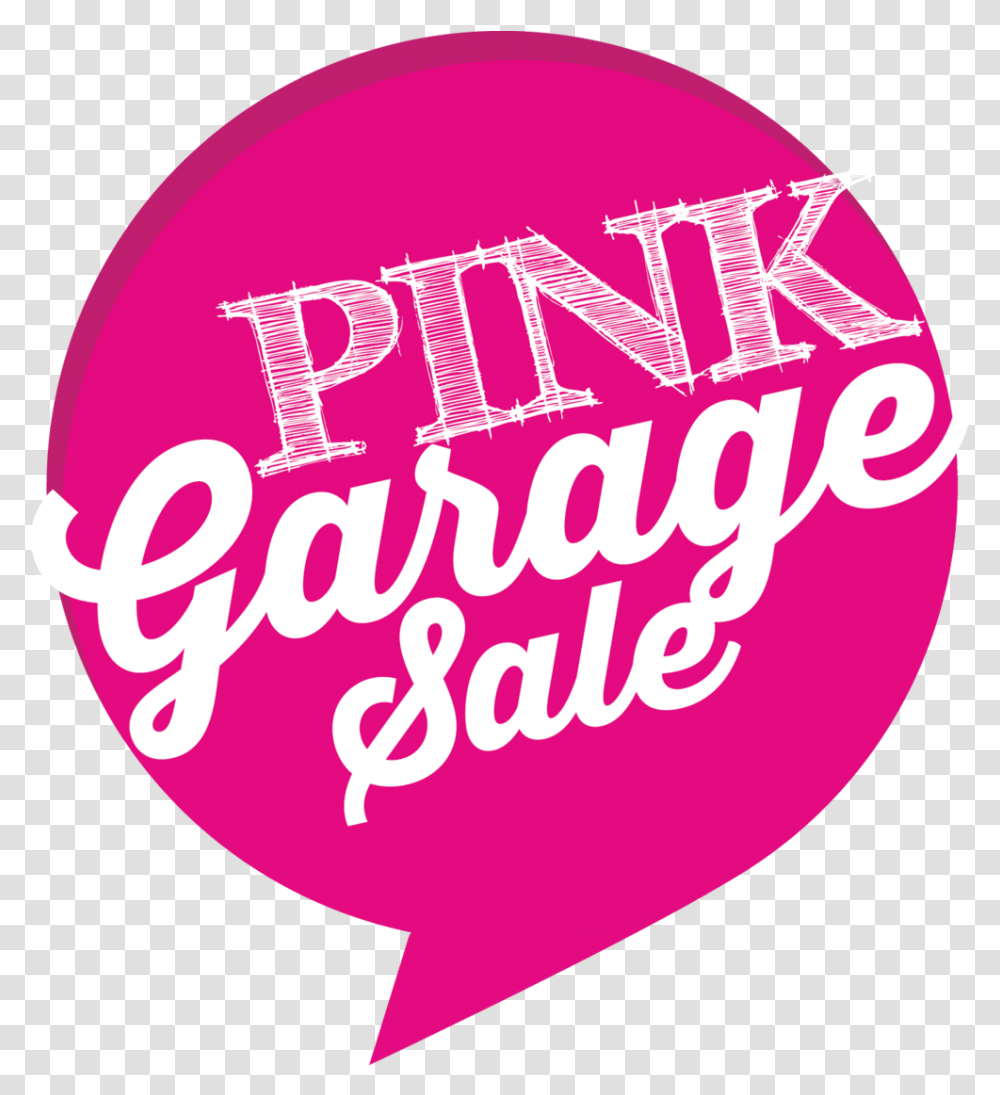 Pink Garage Sale Circle, Ball, Balloon, Text, Word Transparent Png