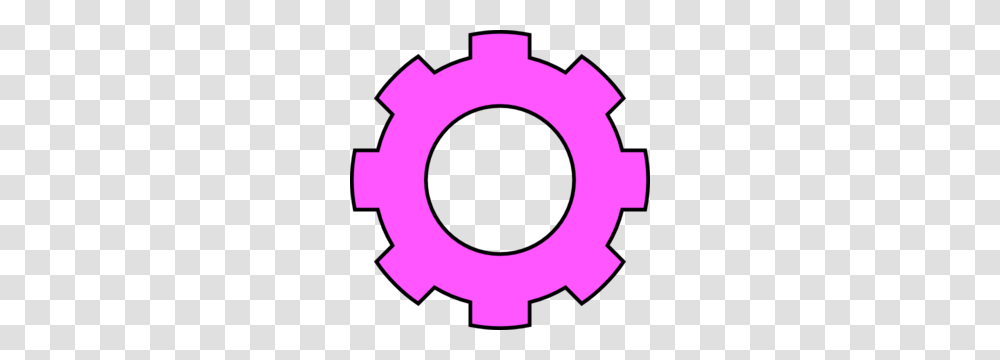 Pink Gear Clip Art, Machine Transparent Png