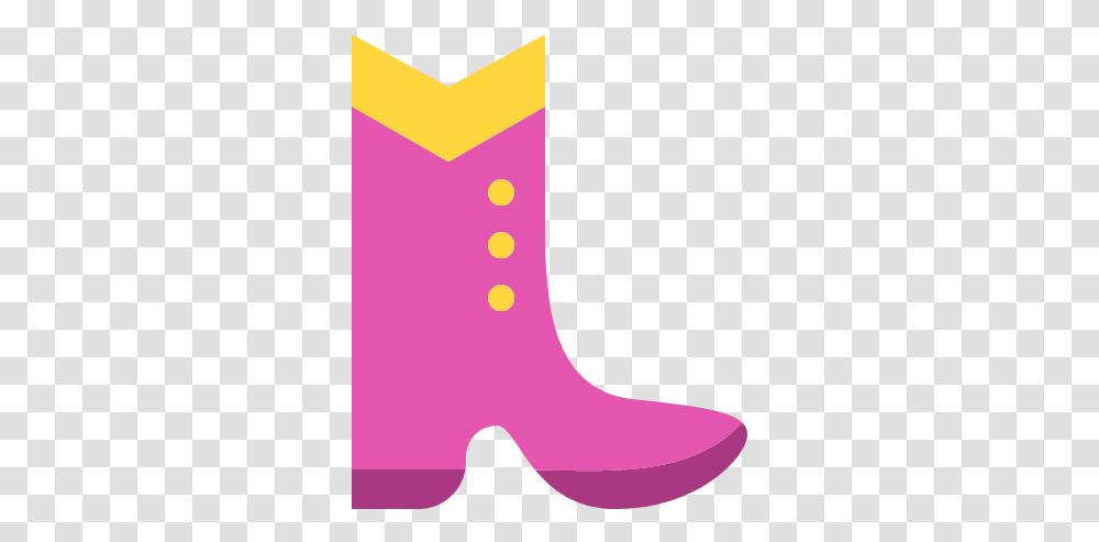 Pink Girly, Clothing, Apparel, Footwear, Boot Transparent Png